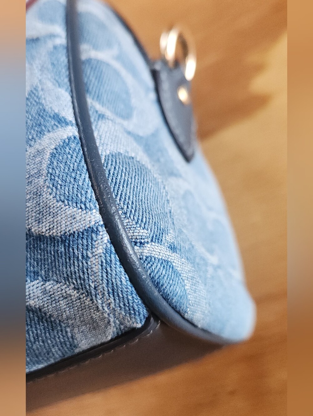 Coach Mini Rowan In Signature Denim - Picture 8 of 14